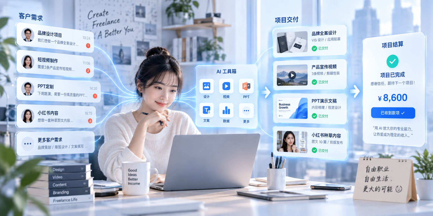 自由职业：建立可接单的交付能力